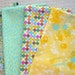 Fat Quarter Bundle - Yellow & Aqua Medley (No.109) - Designer Quilt Fabric