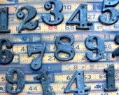 Gorgeous Antique 1930's Lead House Numbers