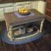 Miniature Hand BRAIDED RUG Dollhouse Mat