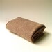 vintage Marled Mocha Brown Wool Scarf