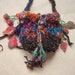 rustic handknit forest treasure bag - acorn gatherering