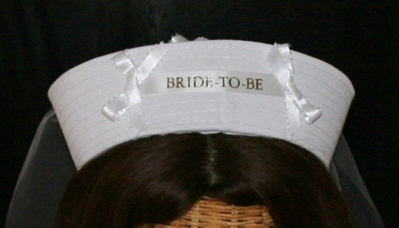 sailor hat with veil