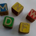 5 Wooden Disney Alphabet Blocks