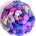 100g 18.5 mic Merino and Grade A Mulberry Silk Handpainted top roving spinning fibre