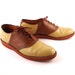 Saddle Oxford Shoes Leather Vintage 1980s Men's Cole Haan size 9 1/2 B