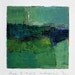 Aug. 2, 2012 - Original Abstract Oil Painting - 9x9 painting (9 x 9 cm - app. 4 x 4 inch) with 8 x 10 inch mat