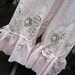 reserved for LAURA.... VINTAGE KITTY.. pale pink and cream bloomies.. cutwork, embroidery, devine lightweight.. ,