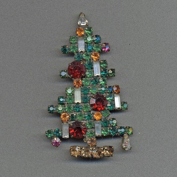6 candle weiss christmas tree pin brooch circa by 6 candle weiss christmas tree pin brooch circa by