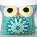 New/ flower heart owl pillow