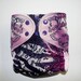 Upcycled Rock & Roll- Newborn AI2 diaper