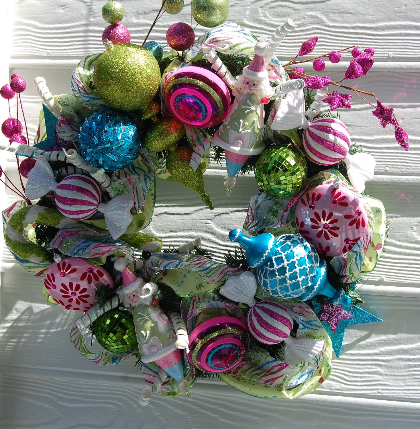 Holiday / Christmas Wreath FUN by cindyspangler on Etsy