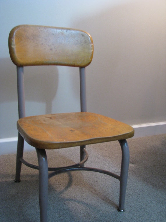 vintage Heywood Wakefield childs school chair