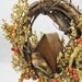 Bird with an A-Frame Birdhouse Christmas Ornament 614
