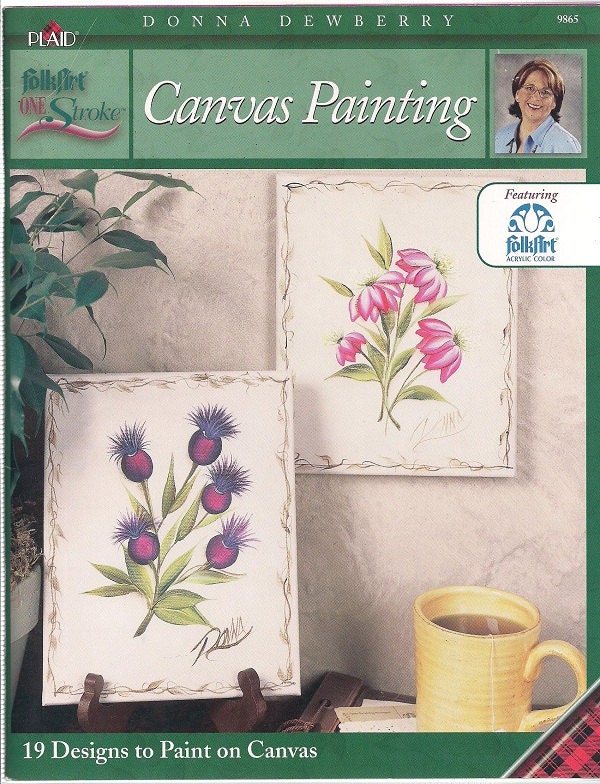 Donna Dewberry Canvas Painting decorative painting book One