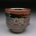 Yunomi Tea Cup glazed with Teadust Tenmoku Mesmerizing glaze finish