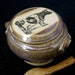 Stoneware French Butter Crock With Clay Paddle Knife Bessie The Cow Design