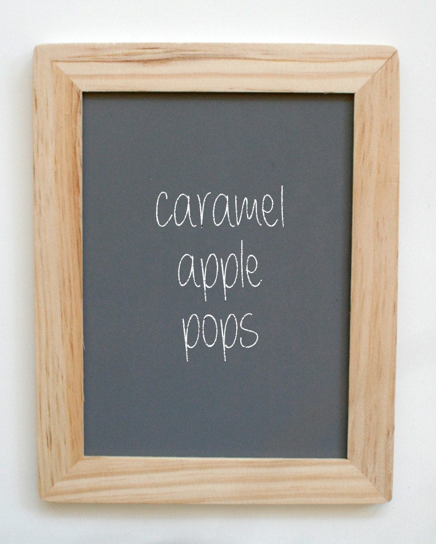 Simple Wood Frame Chalkboard 5 X 7 Board Size By InTheClear