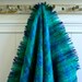 60s plaid afghan throw stadium blanket