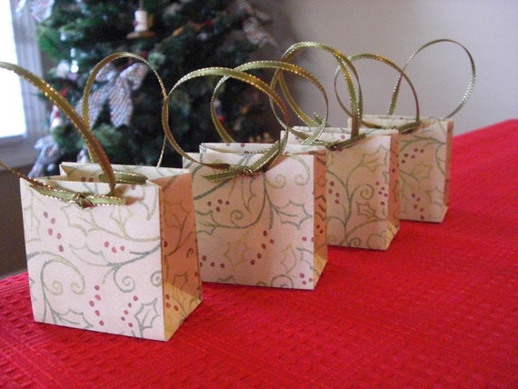 ultra mini christmas gift bags holy set of 4 ultra mini christmas gift bags holy set of 4