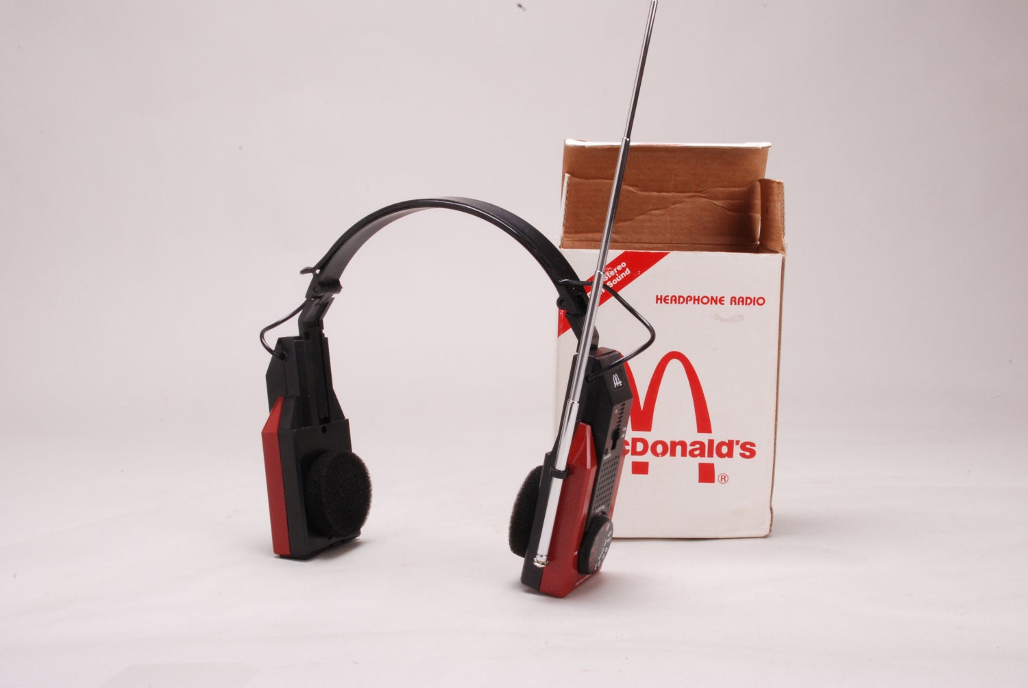 SALE Vintage McDonalds AM FM Headphone Radio