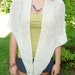 SALE Hand knit wool cape shawl size women's SALE