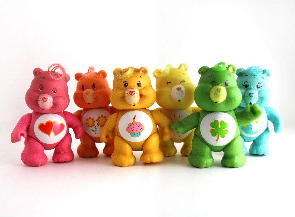 plastic care bears