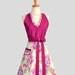 Halter Womens Apron / Gypsy Caravan Fabric from Amy Butler in a Cute Handmade Kitchen Apron Beautiful and Feminine