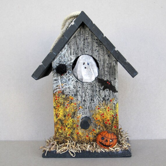 haunted house bird house