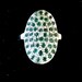 TWILIGHT inspired Rare Authentic Green Emerald Sterling 925 Art Deco Style RIng.