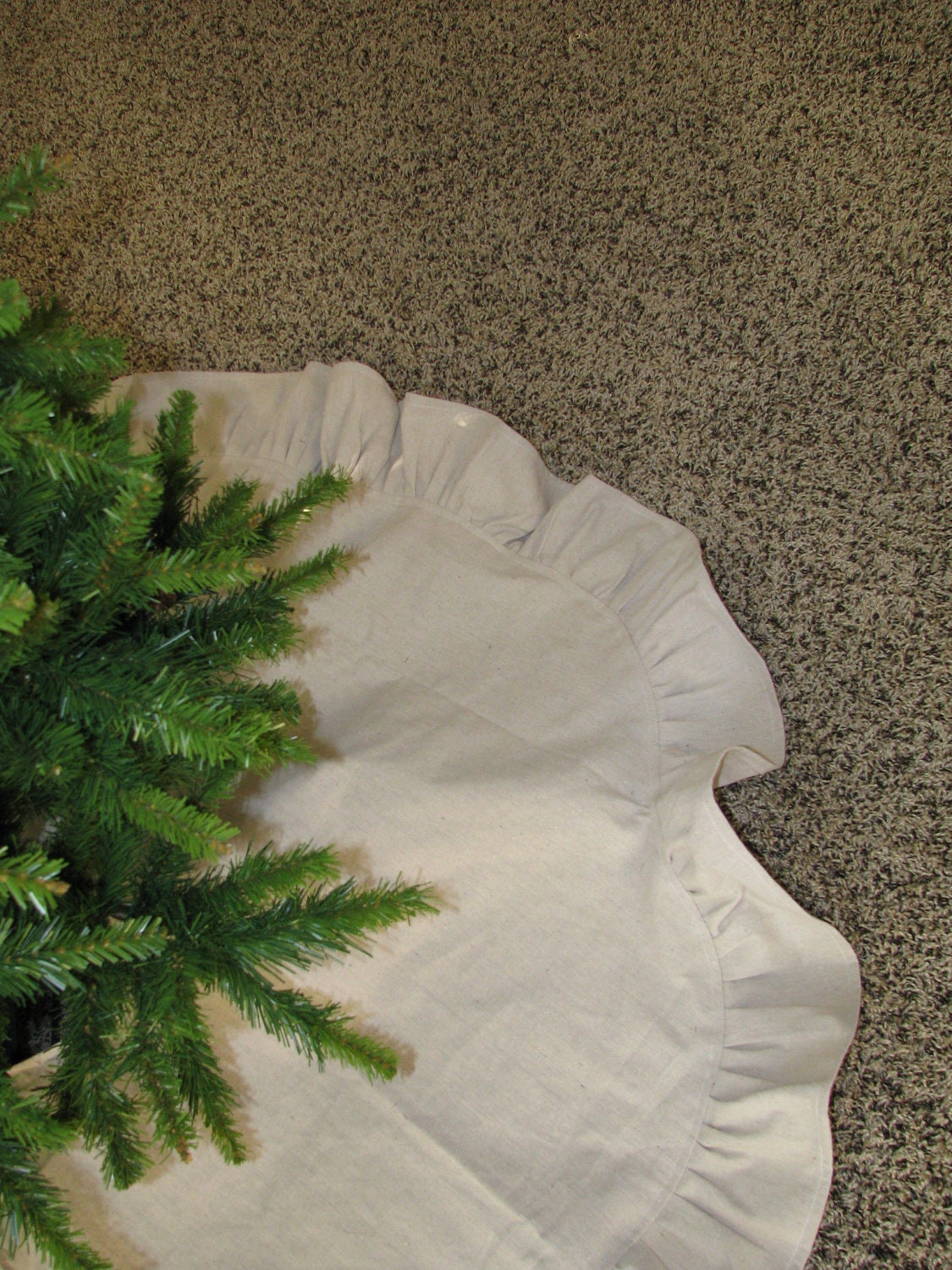 rustic christmas tree skirt by shabbyfrills on etsy rustic christmas tree skirt by shabbyfrills on etsy