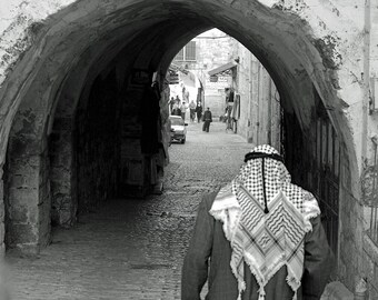 Keffiyeh in the Muslim Quarter - East Jerusalem