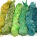 spinning Fiber - Baby Alpaca mini braids - Blue Green Algae