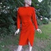 80's Vintage Party Dress by Dawn Joy Size Estimate 6-8 Very Sexy Dress Red Dress 80s Dress Vintage Dress cocktail dress