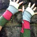 Recycled Cashmere ArmWarmers fingerless gloves