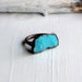 Copper Ring Turquoise December Birthstone Handmade Ring Simple Raw Robins Egg Blue