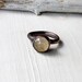 Quartz Ring Gemstone Ring Cocktail Ring Rutile Gold Phantom Crystal Artisan Gemstone Jewelry Handmade For Her