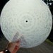 Atomic Mod Ceiling Light Frosted White Lamp Shade