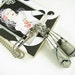Chain Pull Pair for Ceiling Fan or Lamp with Black and White Picasso Jasper and Swarovski Crystal