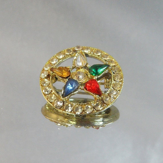 Vintage Masonic Brooch. 1950s. Order of Eastern Star.