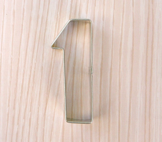 Number 1 Cookie Cutter By Sweetestelle On Etsy 