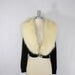 Oh hold for Heather......Vintage Sweater - 1950s Black with White Fur Collar