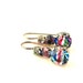 Iris Rhinestone Earrings - Vintage