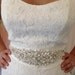 Reserved for Katherine Wedding Dress Embellished Beaded Crystal Belt Wedding Sash