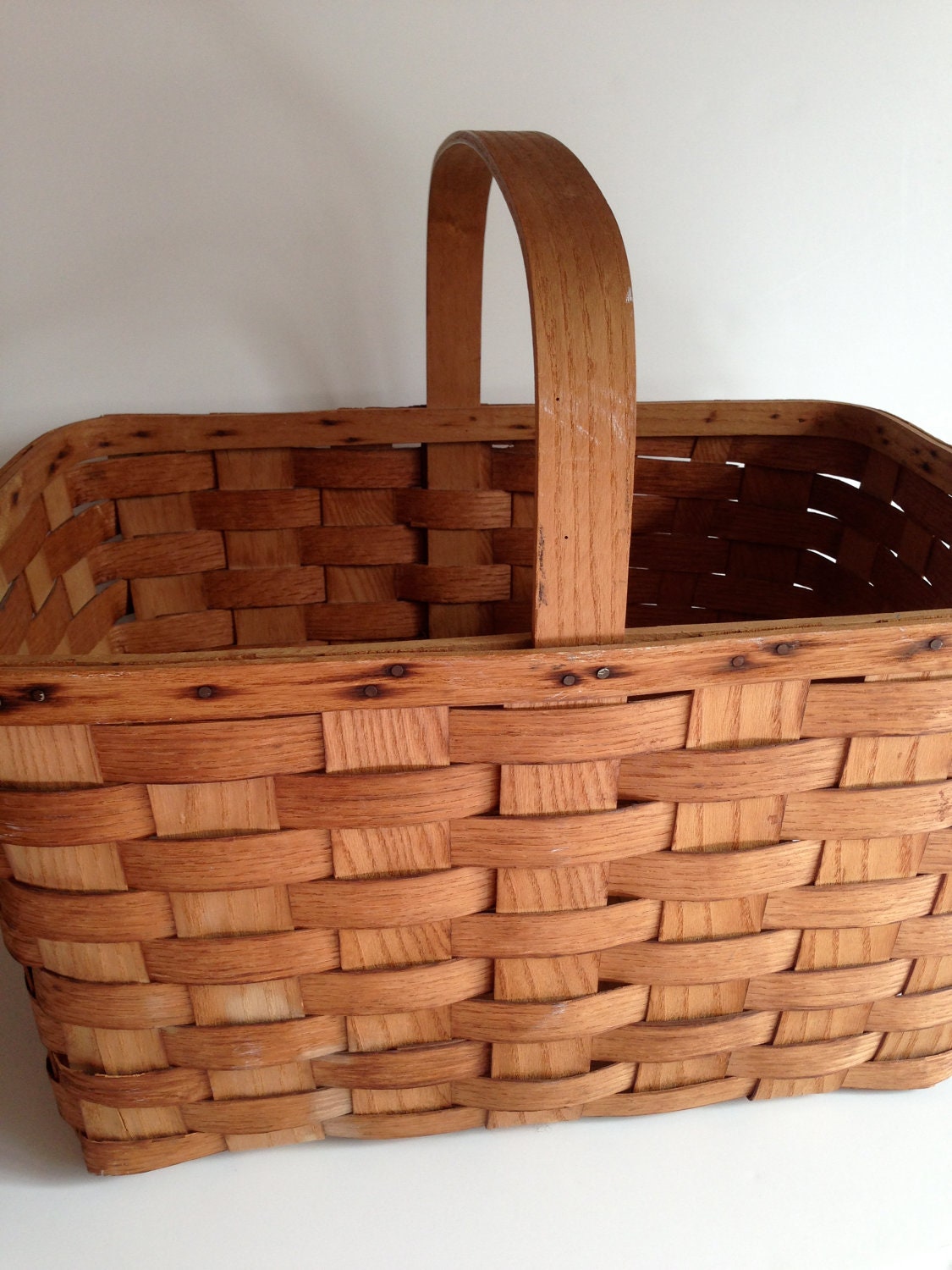 Vintage Putney Vermont Basketville Gathering Basket
