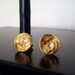 Lilly - Multi Layered Organic Gold Circle Earring Studs
