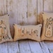 Handmade Primitive Set of 3 Fall Halloween Pillow Hanger Ornaments