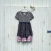 xsmall - med - funky dress / Eco Dress / Tattered Artsy Dress / Upcycled Clothing by CreoleSha
