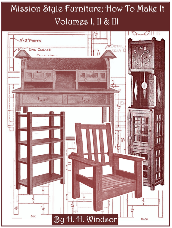 Items similar to Woodworking Furniture Plans Mission Style 