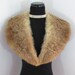 Lush Vintage 1950's-1960's Red Fox Fur Collar fo Sweater or Coat