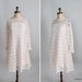 RESERVED...Vintage 1960s Wedding Dress : 60s MOD Ivory Lace Wedding Dress